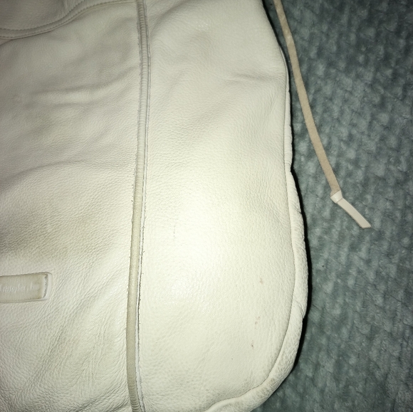 Christopher Kon Alanna Cream Colored Hobo Leather Bag - Picture 14 of 16